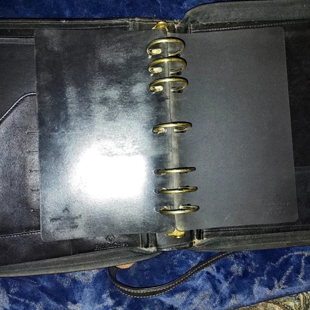 Franklin Covey Leather Crossbody Briefcase